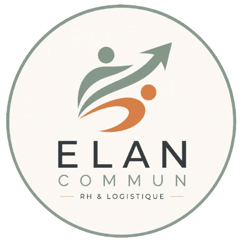 Logo rond Elan Commun, freelance rh et logistique pour tpe et pme