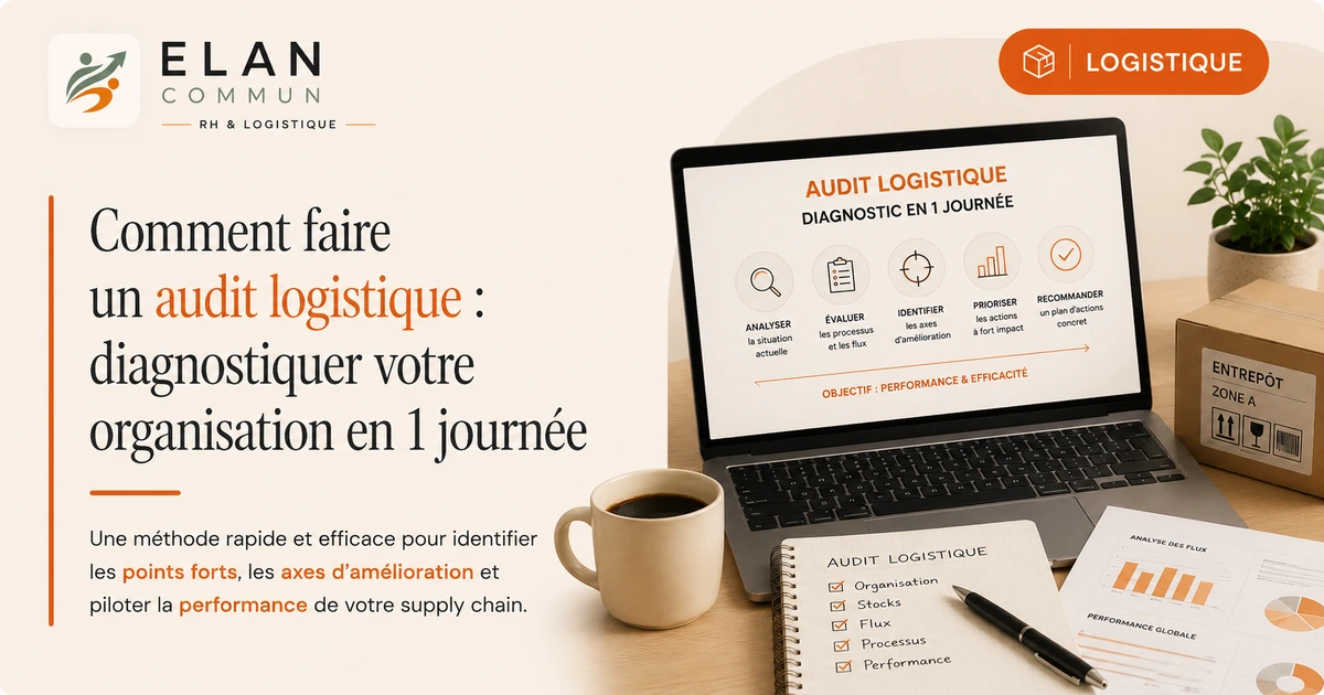 Comment faire un audit logistique dans votre entrepôt en une journée. Elan Commun