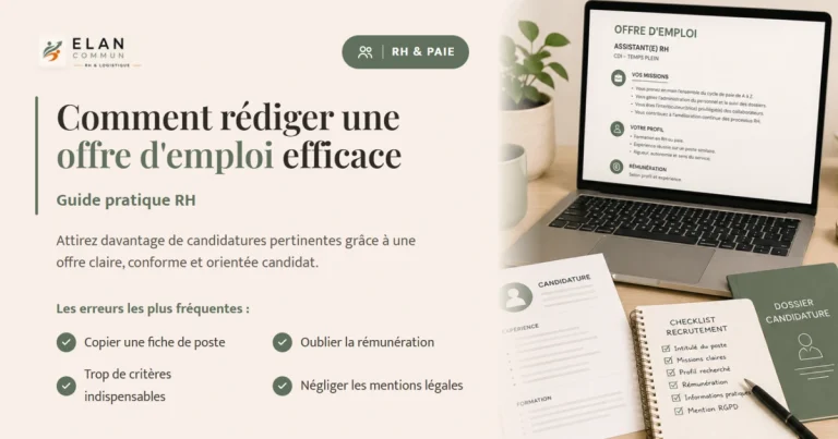 Rédiger offre emploi efficace attirer bons candidats TPE PME - ElanCommun