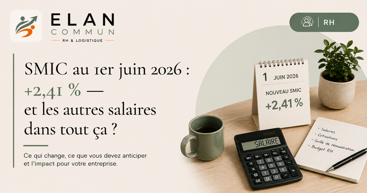SMIC juin 2026 revalorisation obligations employeur TPE PME - Élan Commun