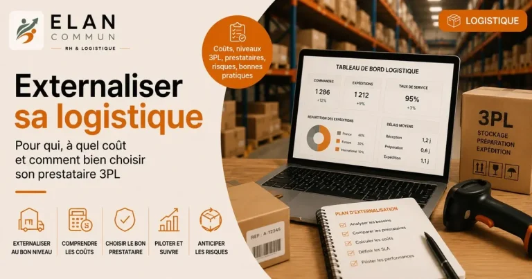 Externaliser logistique TPE PME prestataire 3PL coût - ElanCommun